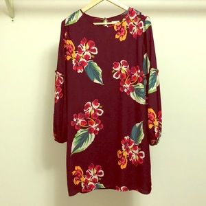 Loft Floral Print Dress